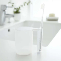 【YAMAZAKI】LUXS-晶透漱口杯-白(漱口杯/浴室用品/盥洗用品/衛浴用品)