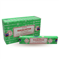 [綺異館] 印度香 賽巴巴 尤加利 Satya eucalyptus 15gm 薰香 舒緩 線香