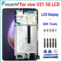Tested Well For Vivo V21 5G LCD Display With Touch Screen Digitizer Assembly Replacement V2050 LCD Screen