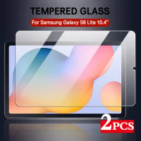 2PCS Screen Protector For Samsung Galaxy Tab S6 Lite 10.4'' 2020 SM-P613 P619 Protective Film Anti Scratch Clear Tempered Glass
