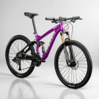 Full Suspension Downhill Bike 24/26/27.5 inch soft tail mountain bike hydraulic disc brakes variable speed Cross Country Bicycle