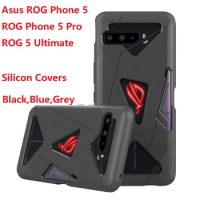 Matte Silicon For ASUS ROG Phone 5 5s Pro Case Soft Silicone Back Protection Cover