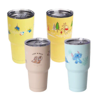 迪士尼不鏽鋼冰霸杯- Norns Original Design Disney 小熊維尼 三眼怪 玩具總動員 史迪奇 奇奇蒂蒂 304不鏽鋼 保溫杯-奇奇蒂蒂