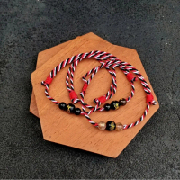 Gelang Tridatu Naga Mas Seri 3 / Gelang Etnik Khas Bali Original