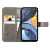 Sculpture Emboss Leather Case for Motorola Moto G22 (4G 6.5in) Cover Flip Card Wallet Book 22G MotoG22 MotorolaG22 XT2831