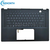 Used Palmrest w/ Backlit Keyboard (Black) 16" For ASUS ROG Zephyrus M16 GU604 GU604VY