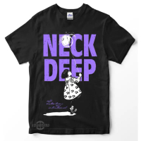 NECK DEEP 6 BALLOON Premium T-Shirt Leher Dalam Pop Punk T-Shirt Band Green Day Blink 182