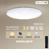 億光50W 恆鑽 遙控調光調色 LED吸頂燈 天花板燈具 全電壓