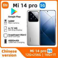 Xiaomi Mi 14pro 5G Mobile Phone 6.73inch Snapdragon 8 Gen 3 50MP Leica Camera 120HZ Screen 120W Wired HyperCharging used phone