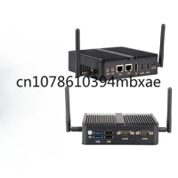 PC Mini Computer Intel N100 4 Core Dual 2 Lan Ethernet 4 USB Ubuntu Win 10 Nuc Nano Fanless Industrial PC Mini