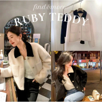 FABLEME - RUBY TEDDY JACKET แจ็คเก็ตบุหนังกลับขนนุ่ม️