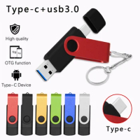 High-Speed &amp; quality OTG USB flash drive3.0 pen drive for smartphone 64GB 128GB 256gb 512gb type-c for phone /computer