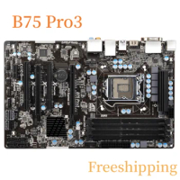 For Asrock B75 Pro3 Motherboard B75 LGA1155 DDR3 Mainboard 100% Tested Fully Work