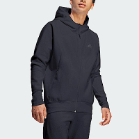 Adidas M Z.N.E. PR FZ [IN5089] 男 連帽 外套 亞洲版 運動 休閒 寬鬆 吸濕排汗 黑