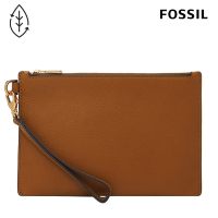 FOSSIL Gift 真皮手拿包-金棕色 SLG1557216