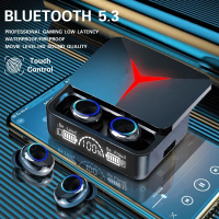 Tai Nghe Bluetooth Không Dây, TWS Chính Hãng M90, Bass Âm Thanh Nổi, Điều Khiển Cảm Ứng, Tai Nghe Nh