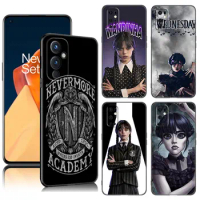 Wednesday Addams Phone Case For OnePlus 9 10 ACE 2V Pro 9RT 10T 10R 11R Nord CE 2 3 Lite N10 N20 N30 5G Black Silicone Cover