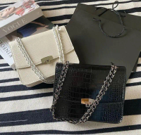 TAS CNK quilted boxy bag CROCO