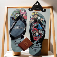 26 Style Havaianas Havina Mens Summer Brazilian Beach Sandals Non-Slip Clip-Toe Havana Mens Slippers