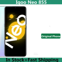 Original Vivo Iqoo Neo 855 4G LTE Mobile Phone Snapdragon 855 Plus Android 9.0 6.38" Super AMOLED 33W Charger 12GB Ram 128GB Rom
