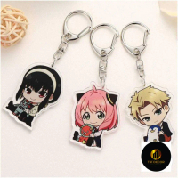 Móc Khóa Nhựa Acrylic Họa Tiết Hoạt Hình SPY×FAMILY Loid Forger Anya Forger Yor Forger