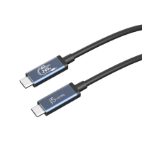 【j5create 凱捷】USB4 Gen3x2 40Gbs 240W EPR全功能極速傳輸線Type-C to Type-C-JUC29L08