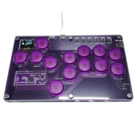 13Key Joystick Hitbox Keyboard Arcade Stick Controller For PS4/PS3/Switch/Steam Arcade Hitbox Controller Fight Sticks Durable