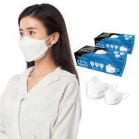 【DRX 達特世】FFP2醫用4D口罩-冰晶白-20入(成人/兒童任選)