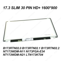 replacement 17.3 ultraslim 30PIN laptop screen HD+ 1600*900 monitor for HP 17-BS 17-BS062ST (AD13) PANEL fix DISPLAY