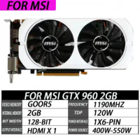 Remove the computer graphics card independently 98%NEW / FOR MSI GTX 960 2GB