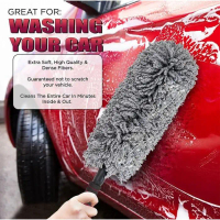 Alat Kemoceng Microfiber Telescopic Besar Jumbo Duster Mobil Premium
