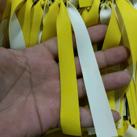 10Bộ Dây Cao Su Kháng Lực Adam Vàng 0.65 Dài 15cm Có Bi Cột Sẵn Dùng Tập Cơ Tay Gym