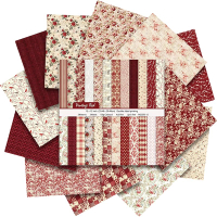 Scrapbook Paper 12x12 24 sheets/ 24 Designs Double-sided Floral Paper Pad Scrapbook Cardstock Decora
