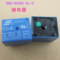 【優選百貨】5V/12V 繼電器 SRD-05VDC-SL-C 5腳 10A250VAC 電路元器件 原裝[DIY]