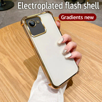 สำหรับ เคสโทรศัพท์, สำหรับ Realme C30 และ C30S, กันกระแทก, TPU ชุบด้วยไฟฟ้า, เคส, เคส, ฝาครอบ