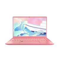 Pink MSI Prestige 14 inch i7 16G 512G SSD GTX 1650MQ Laptop with Face recognition