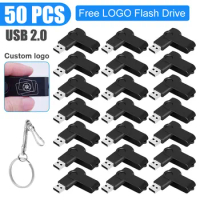 50pcs/lot Free Shipping free Logo Real Capacity USB Flash Drive Usb 2.0 4GB 8GB 32GB 64GB Photography Gift Pendrive Memory stick