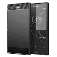Shockproof Silicone Cases For Sony Xperia Compact XZ1 Mini Soft Phone Cover For Sony Xperia Xz1 Carbon Fiber Case Fundas