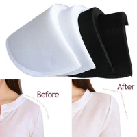 3Pairs Women Men Inserts Soft Padded Shoulder Pad Encryption Foam Shoulder Pads For Blazer T-shirt Clothes Sewing Accessories
