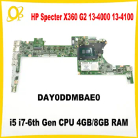 DAY0DDMBAE0 for HP Specter X360 G2 13-4000 13-4100 13-4172NA Laptop Motherboard i5 i7-6th Gen CPU 4GB/8GB RAM DDR4 Fully tested