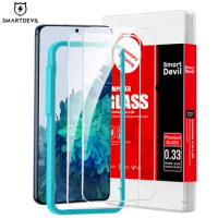 SmartDevil Screen Protector for Samsung Galaxy S21 FE S20 FE Tempered Glass Protector Film HD Clear Anti-Scratch