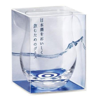 日本製 ADERIA 清酒杯 蛇目 藍色蛇眼貓肉球 玻璃杯水杯 威士忌酒杯 清酒杯 曲線杯 飲料杯 酒杯