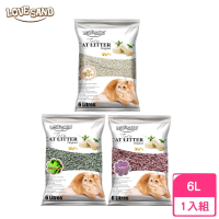 【MDOBI 摩多比】LOVE SAND莉莎-凝結豆腐環保砂 6L/2.8kg(貓砂)