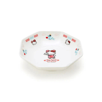 【SANRIO 三麗鷗】中華飯店系列 八角造型陶瓷炒飯盤 Hello Kitty(餐具雜貨)