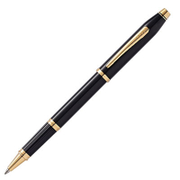 CROSS 高仕 新世紀系列 黑琺瑯鋼珠筆 / 支 414-1