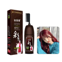 1pcs 200ml Instant Coloring Shampoo Natural Black Color for Men Women Hair Dye Herbal Brown Purple Hair Dye Hair Dye Shampoo