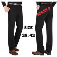 Seluar kasual D0ckers potongan lurus (saiz 29-42) seluar longgar