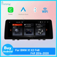 12.3" Android 13 Car Radio For BMW X1 X2 F48 F49 2016-2020 Multimedia Player Carplay Navigation GPS Bluetooth Speacker ID8 UI