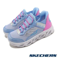 Skechers 童鞋 Flex Glide Slip-Ins 藍 粉紅 緩震 小朋友 運動鞋 302221LBLPK