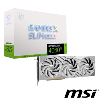 MSI微星 GeForce RTX 4060 Ti GAMING X SLIM WHITE 8G 顯示卡